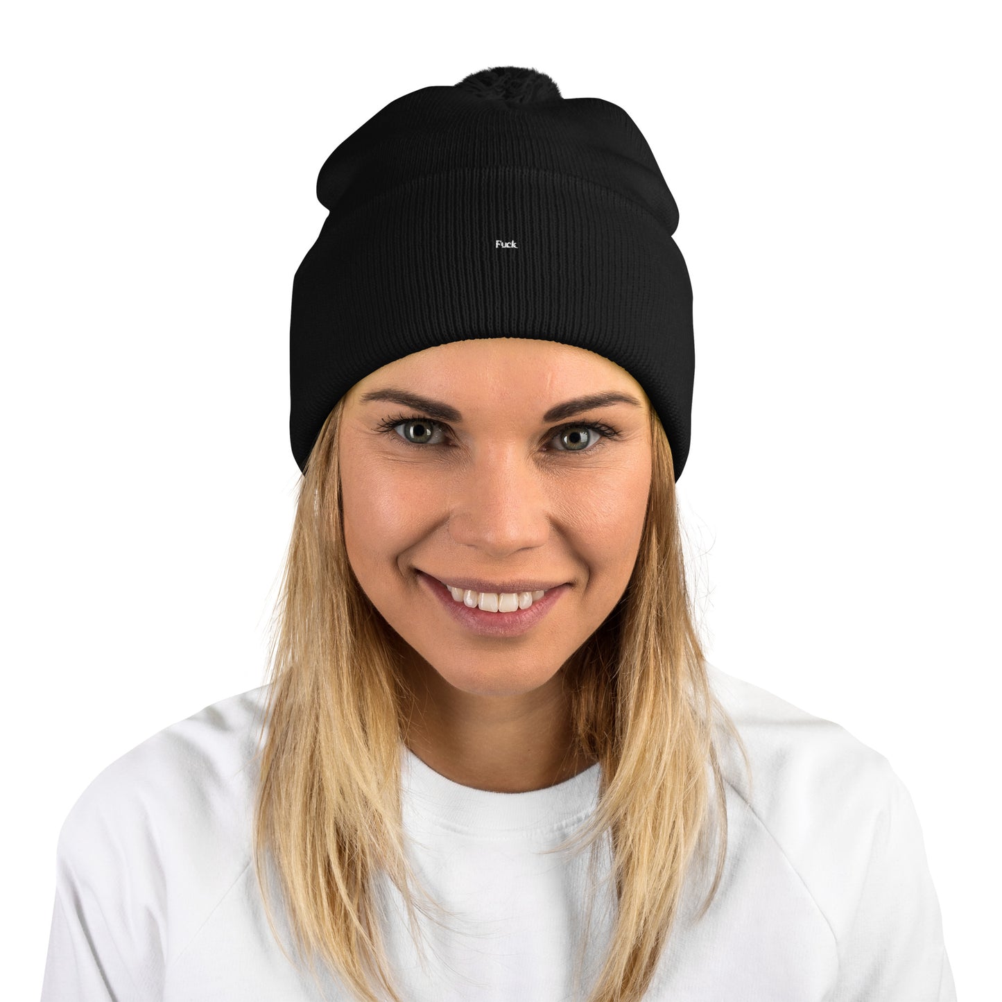 F*ck. Pom-Pom Beanie