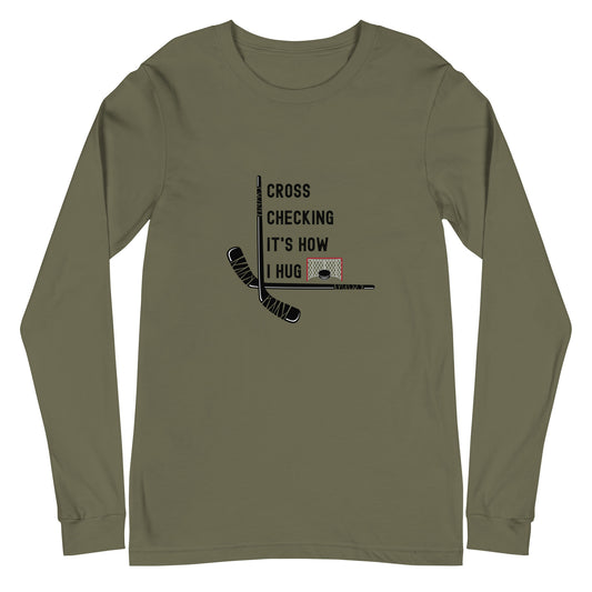 Cross Checking Hockey Long Sleeve